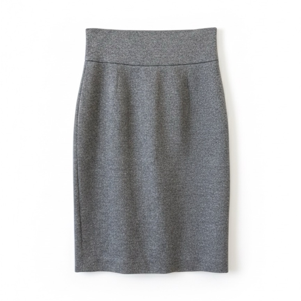 Mango Gray Pencil Skirt